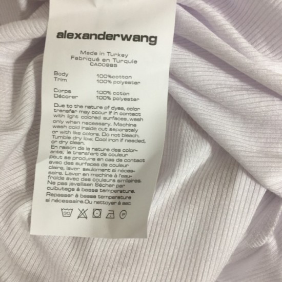 ALEXANDER WANG Sale Price 2023SS Long Sleeve T-shirt