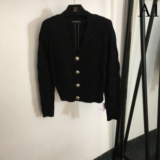 BALMAIN Balmain 2023FW long-sleeve knit cardigan A popular item even if you use it for several years