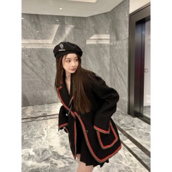 GUCCI Gucci 2023SS tweed coat with a retro feel