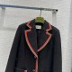 GUCCI Gucci 2023SS tweed coat with a retro feel