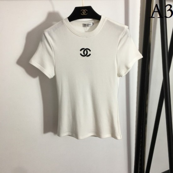 CHANEL Chanel local price value spring summer new work 2023SS short sleeve T-shirt