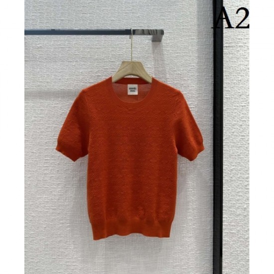 HERMES Hermes New 2023SS short-sleeved knit that has gained tremendous popularity