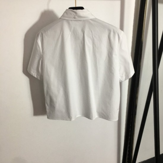 PRADA Prada new arrivals lowest price sale 2023SS short-sleeved shirt