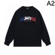 2024FW BALENCIAGA Balenciaga latest and stylish long sleeve T-shirt