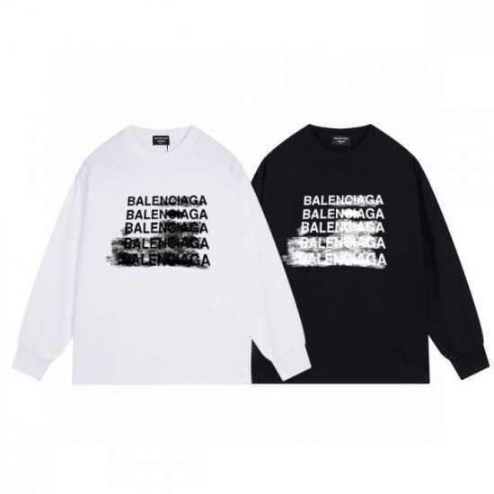 2024FW BALENCIAGA Balenciaga Crazy about elegant colors Long sleeve T-shirt