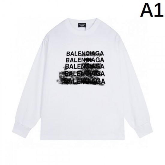 2024FW BALENCIAGA Balenciaga Crazy about elegant colors Long sleeve T-shirt