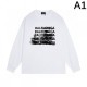 2024FW BALENCIAGA Balenciaga Crazy about elegant colors Long sleeve T-shirt