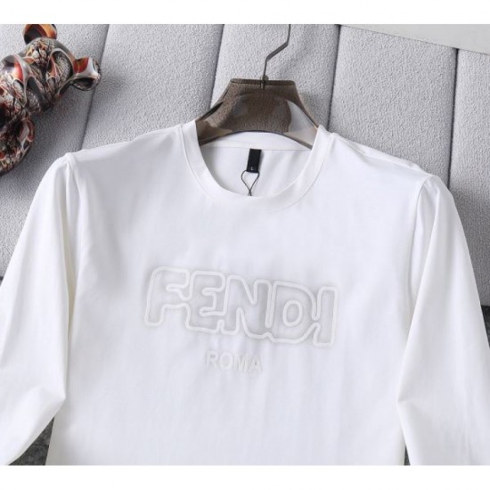 2024FW FENDI Items attracting attention from overseas celebrities Long sleeve T-shirt