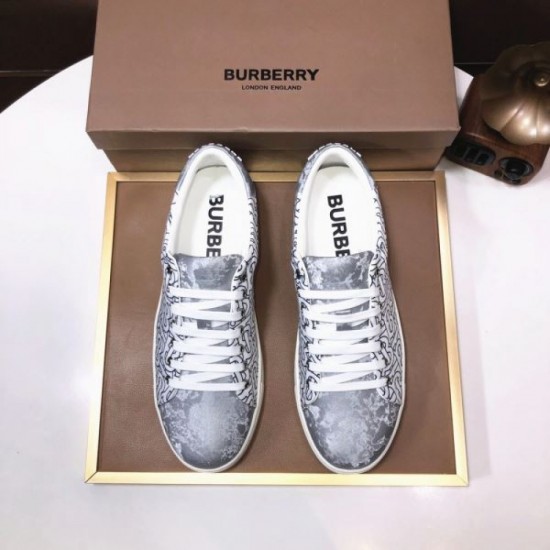 BURBERRY Celebrity Favorite Elegant 2024SS Men's Casual Shoes