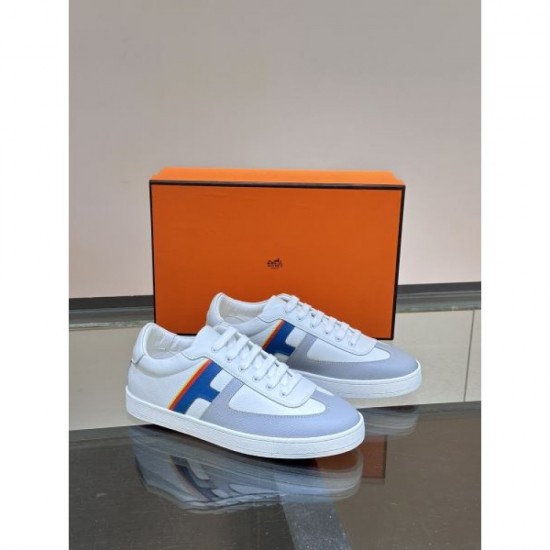 2024FW Men's Casual Shoes HERMES Super Cool Autumn/Winter New Items