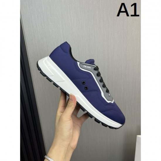 2024FW Men's Casual Shoes PRADA Limited New Items Popular in Autumn/Winter