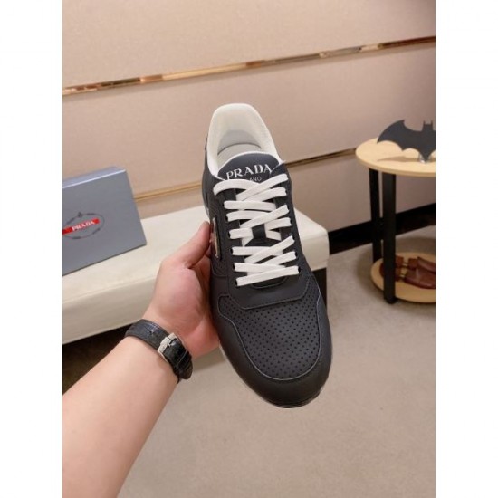 2024FW Men's casual shoes PRADA Prada fashionable for advanced users