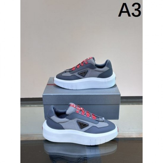 2024FW Men's casual shoes PRADA Limited edition that can definitely be used in winter