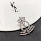 YSL Yves Saint Laurent 2024SS Brooch with an emphasis on looseness and comfort