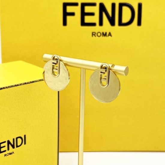 FENDI Luxury Style 2024SS Earrings