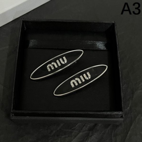 MIU MIU Adult casual 2024SS hair ornament