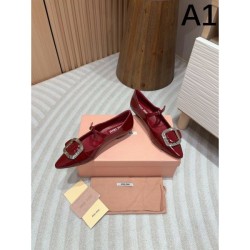 2024SS In Stock Immediately Available MIU MIU Women's High Heels