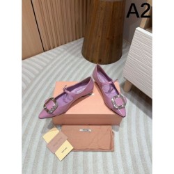 2024SS In Stock Immediately Available MIU MIU Women's High Heels