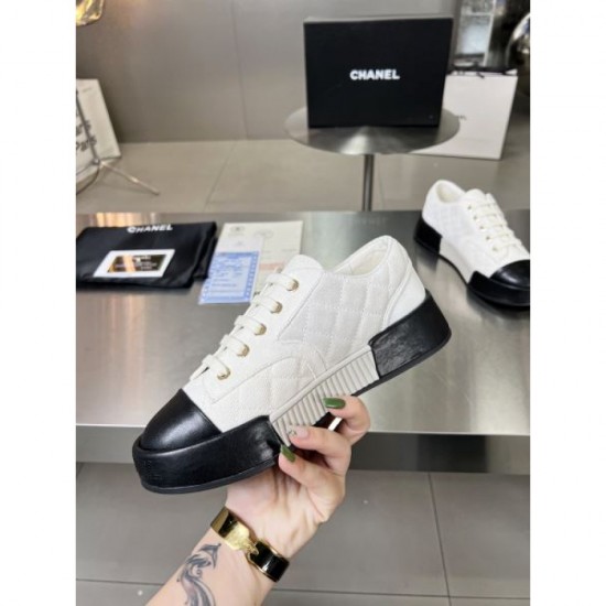 2024SS CHANEL Women's Casual Shoes Used by Celebrities and Celebrities