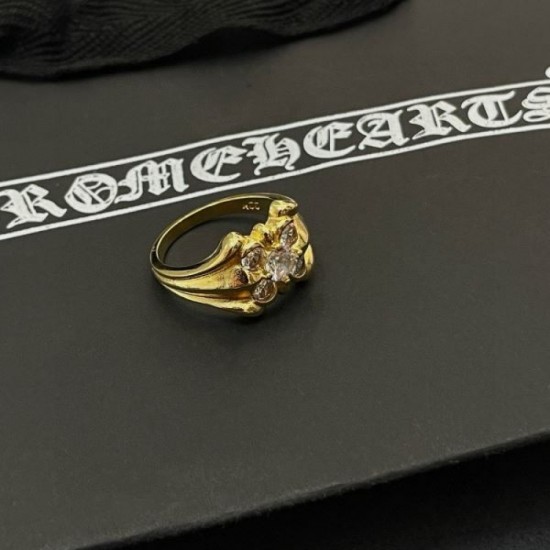 CHROME HEARTS Mature texture 2024SS ring