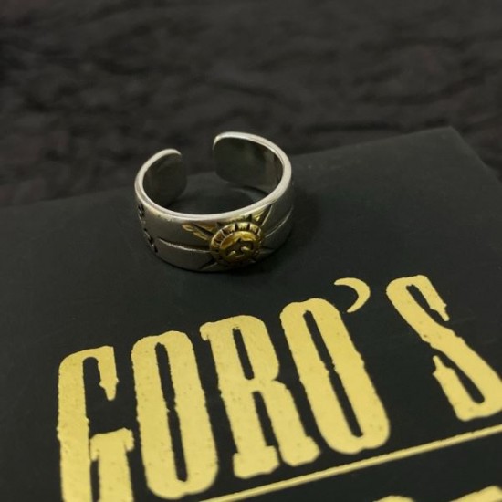 GORO'S 2024SS ring with a unique impression