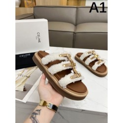 2024SS CELINE women's slippers that are useful during the change of seasons