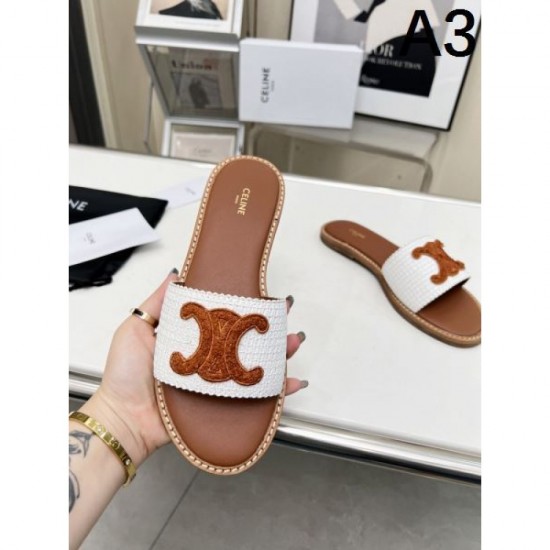 2024SS Celebrities are obsessed with brand new products CELINE Women's slippers