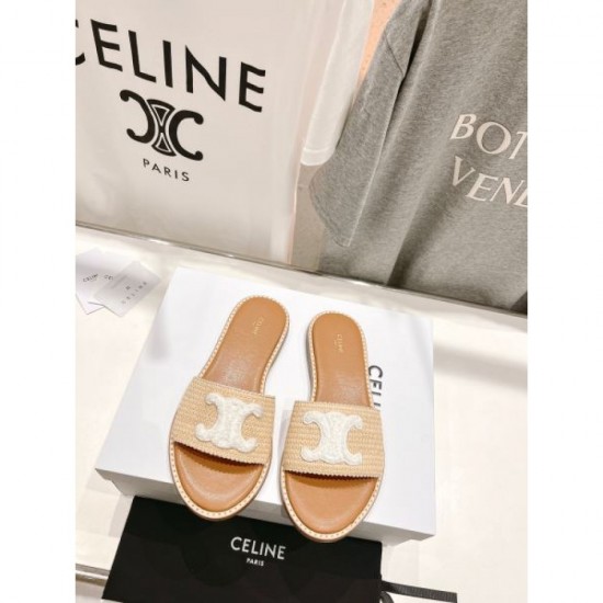 2024SS Last year's popular item New CELINE Women's slippers