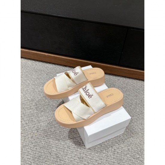 2024SS Beautiful Color Check Spring/Summer CHLOE Women's Sandals