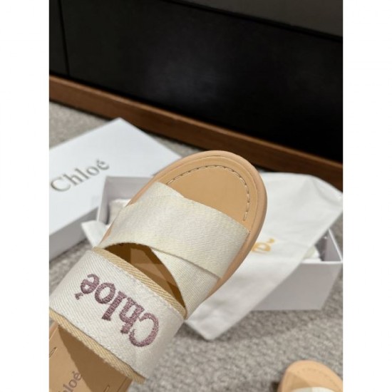 2024SS Beautiful Color Check Spring/Summer CHLOE Women's Sandals