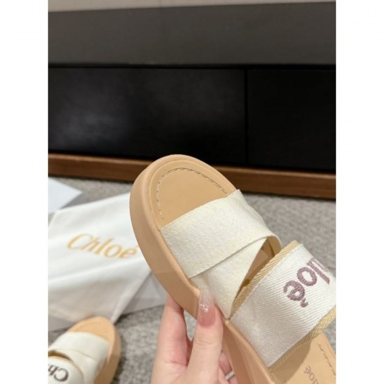 2024SS Beautiful Color Check Spring/Summer CHLOE Women's Sandals