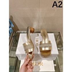 2024SS Items that bring out the texture of the material DIOR Women's slippers