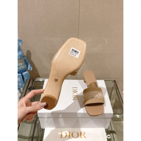 2024SS Items that bring out the texture of the material DIOR Women's slippers