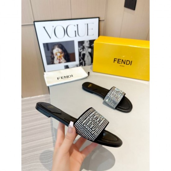 2024SS VIP sale at an unexpectedly low price FENDI Women's slippers