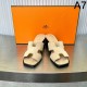 2024SS Fashionable half step ahead HERMES Women's sandals