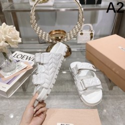 2024SS Crazy about elegant colors MIU MIU Women's slippers