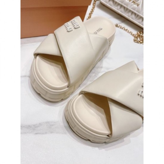 2024SS Favorite Elegant MIU MIU Women's Slippers