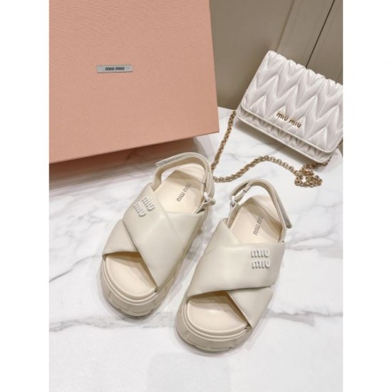 2024SS MIU MIU Women's Sandals Used by Many Celebrities