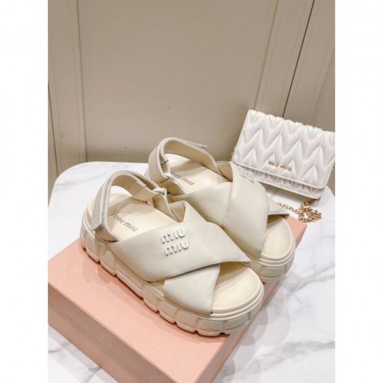 2024SS MIU MIU Women's Sandals Used by Many Celebrities