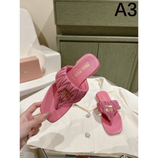 2024SS TOP Seller Award Winner! MIU MIU Women's slippers