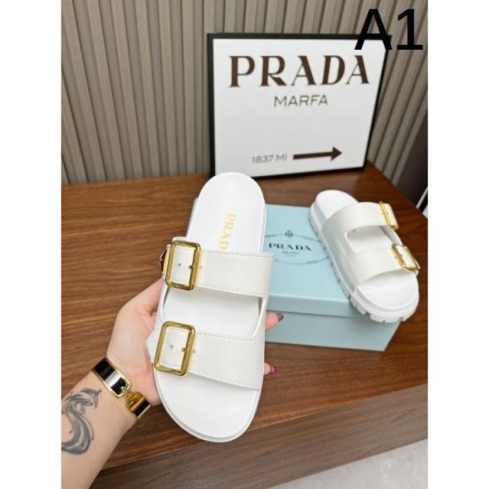 2024SS A must-see for those who missed out on this season! PRADA Women's Slippers