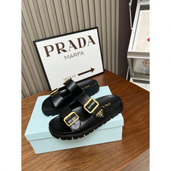 2024SS A must-see for those who missed out on this season! PRADA Women's Slippers