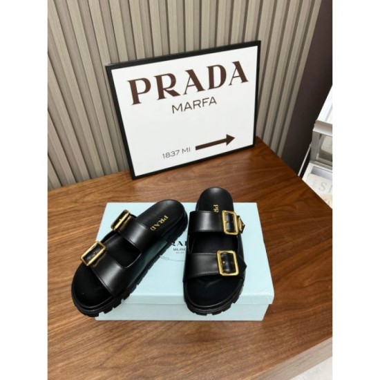 2024SS A must-see for those who missed out on this season! PRADA Women's Slippers