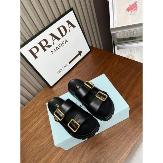 2024SS A must-see for those who missed out on this season! PRADA Women's Slippers