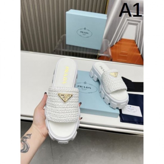 2024SS Light casual style PRADA Women's slippers