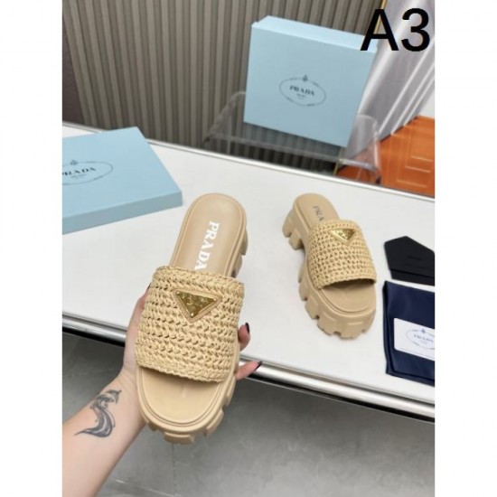 2024SS Light casual style PRADA Women's slippers