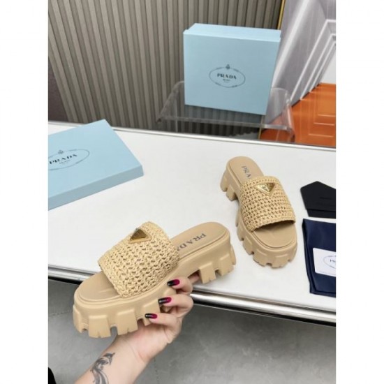 2024SS Light casual style PRADA Women's slippers