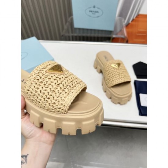 2024SS Light casual style PRADA Women's slippers