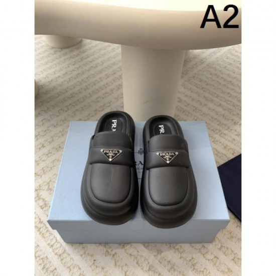 2024SS Elegant, neat, and highly likable PRADA women's slippers