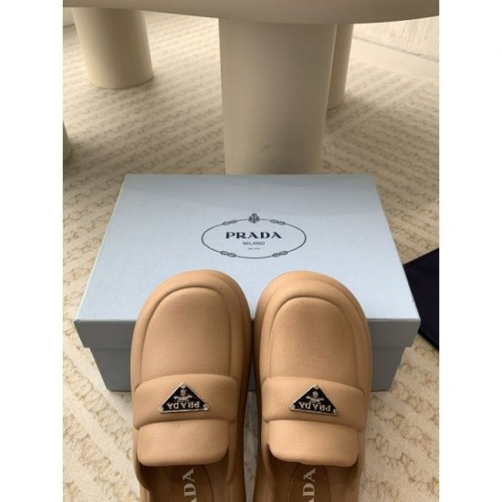 2024SS Elegant, neat, and highly likable PRADA women's slippers